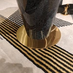 Designer Nesting Coffee Tables with Organic Curves and Layered Silhouettes